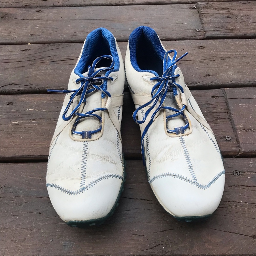 FootJoy White Leather Men’s Golf Shoes, size 11